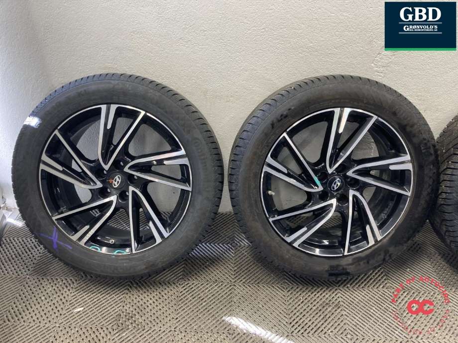 Hjulsett aluminium vinter til Hyundai Ioniq 5 2021-->> (CONTINENTAL PIGGFRI|VIKING CONTACT 7 PROD 4721|235/55R19 T XL|7.5JX19 ET IKKE SYNLIG)