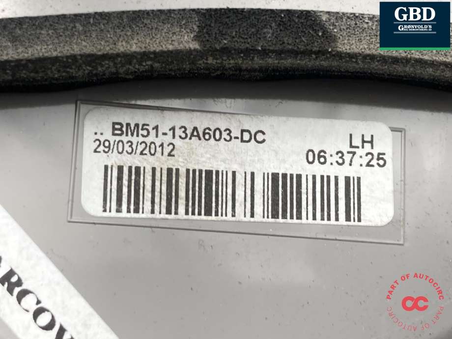 Baklykt venstre indre til Ford Focus 2011-2014 (Type III, Fase 1) (1775999|BM51-13A603-DC|)
