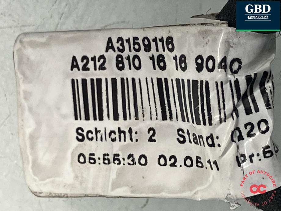 Speil høyre til Mercedes E-Klasse 2009-2013 (Fase 1) (W212) (W212) (A 212 810 22 76|A 212 810 06 76|A 212 810 16 16)