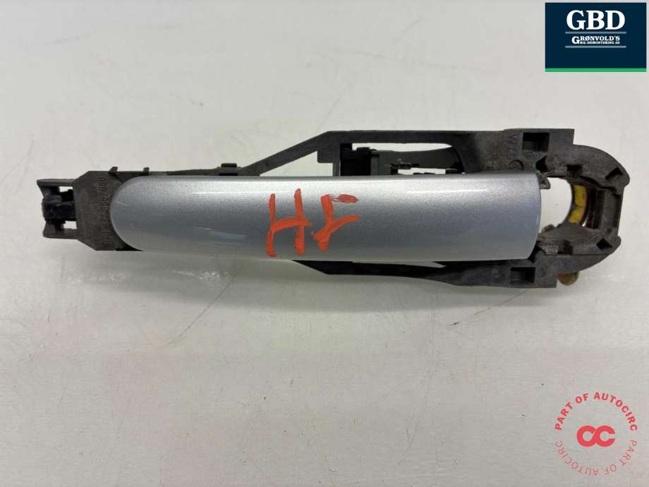 Dørhåndtak utv høyre foran til Audi TT 1998-2006 (Type I) (3B0 837 207 G|3B0 837 886 D|)