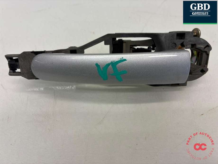 Dørhåndtak utv venstre foran til Audi TT 1998-2006 (Type I)  (3B0 837 207 G|3B0 837 885 D|)