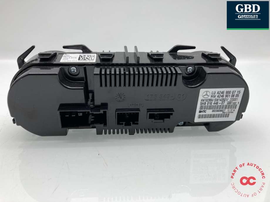 Varmeapparat betjening til Mercedes GLA 2014-2020 (X156) (X156) (A 246 900 29 08|A 246 900 26 13|A 246 900 24 08 | A246 900 07 15)