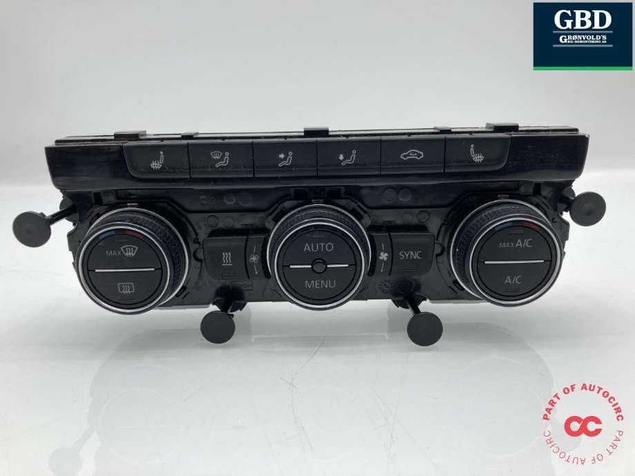 Varmeapparat betjening til VW Golf VII 2012-2017 (Fase 1) (5GE 907 044 AE|5GE 907 044 AE WZU|)