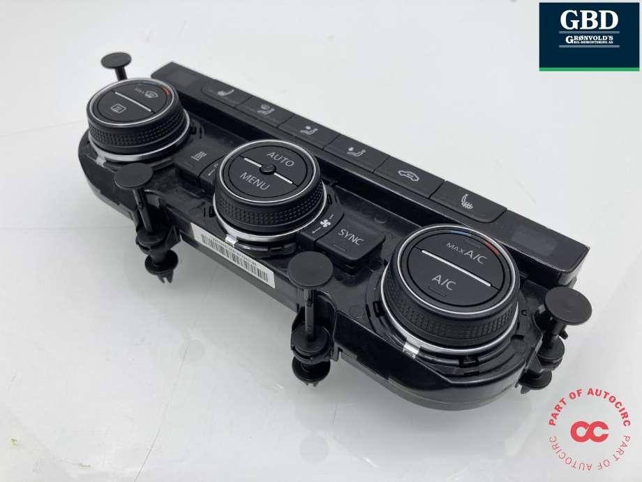 Varmeapparat betjening til VW Golf VII 2012-2017 (Fase 1) (5GE 907 044 AE|5GE 907 044 AE WZU|)