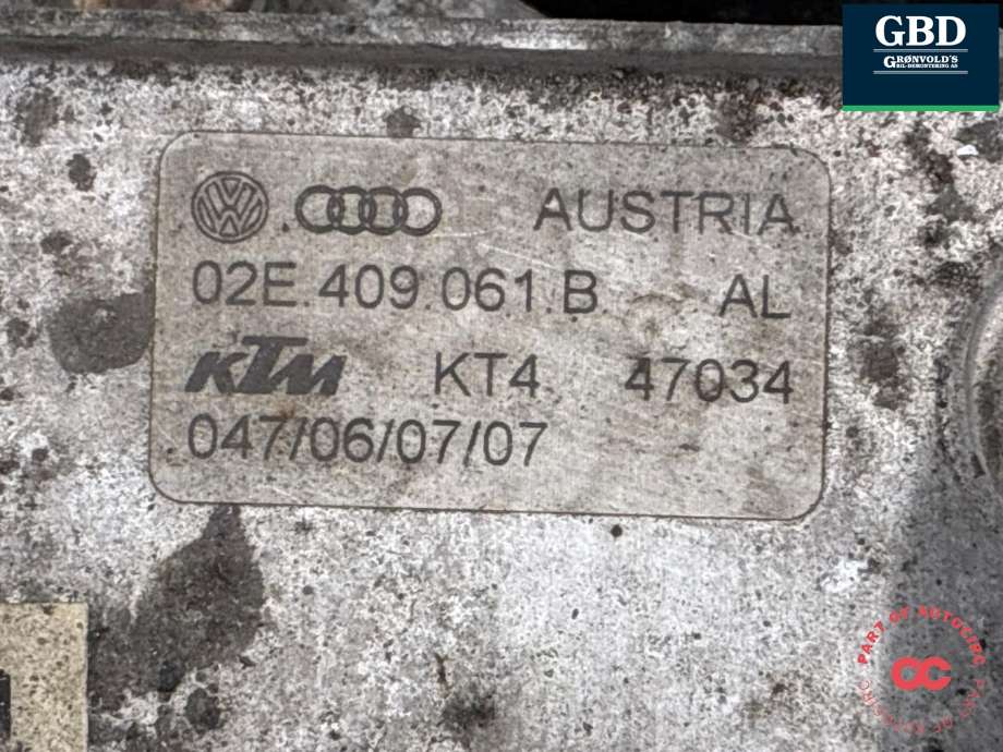 Girkasse automat til VW EOS 2006-2013  (KCU|02E 300 050 DX|)