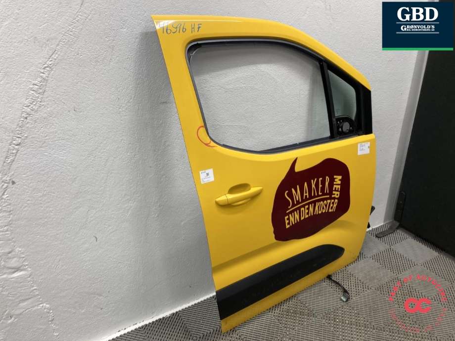Dør høyre foran til Opel Combo E 2019-->> (98 229 142 80|)
