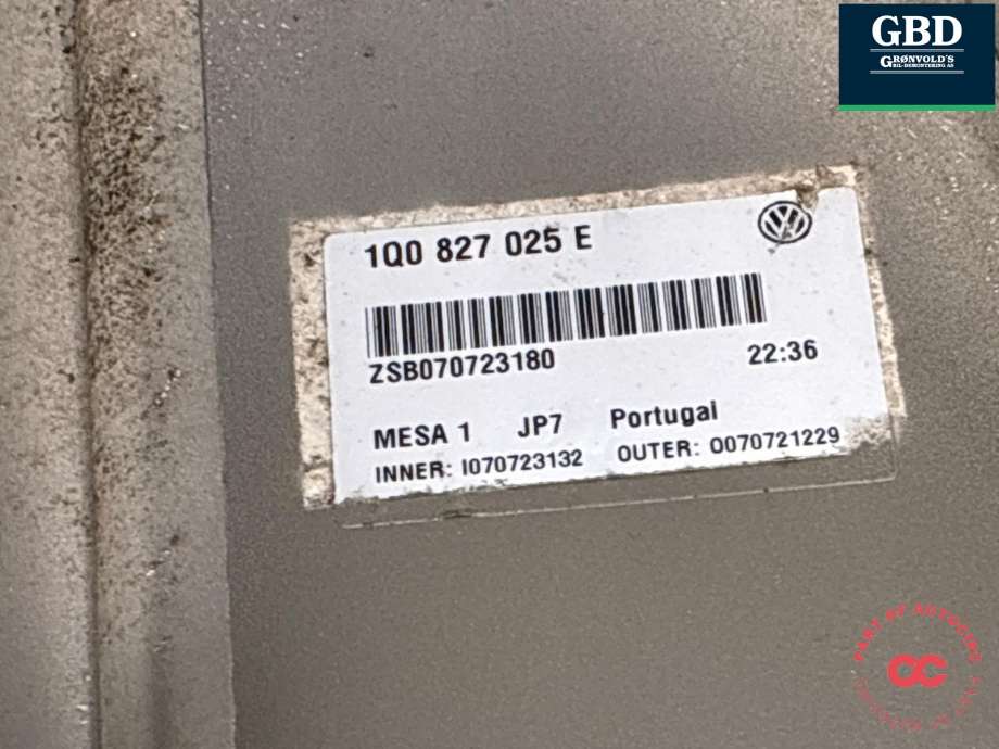 Bakluke cabriolet til VW EOS 2006-2013  (1Q0 827 025 E|)
