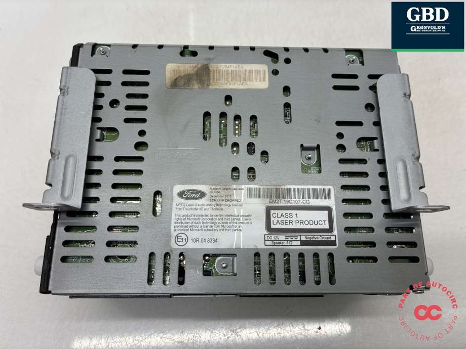 Bilstereo CD-veksler til Ford S-Max 2015-->> (Type II) (2502577|EM2T-19C107-CN|EM2T-18T806-AP)