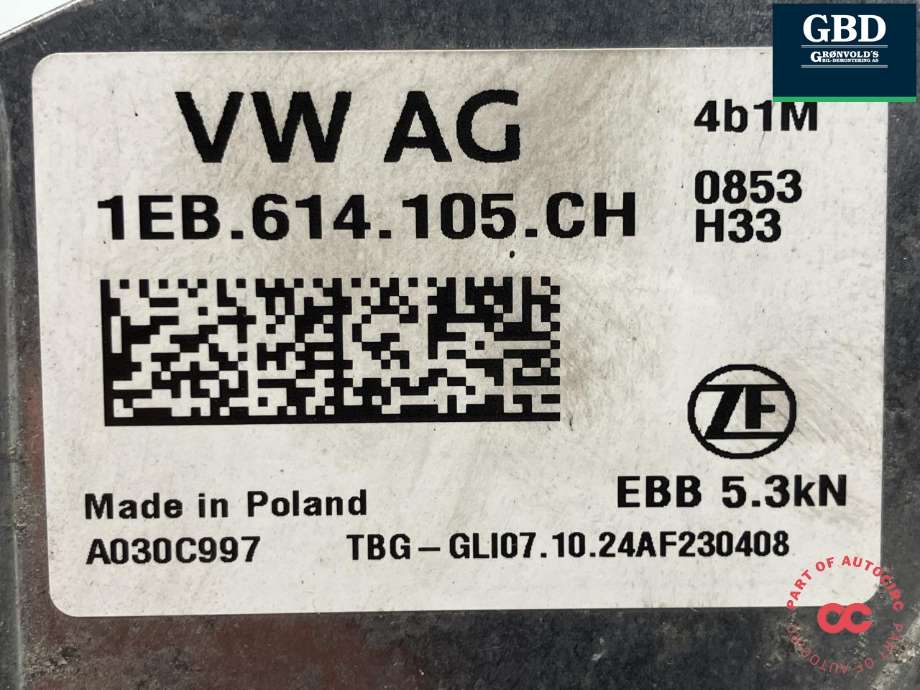 Bremsekraft-forsterker til Ford Explorer EV 2024-->> (ZF|2840469|VWR2KA-2005-MD|1EB 614 105 CH)