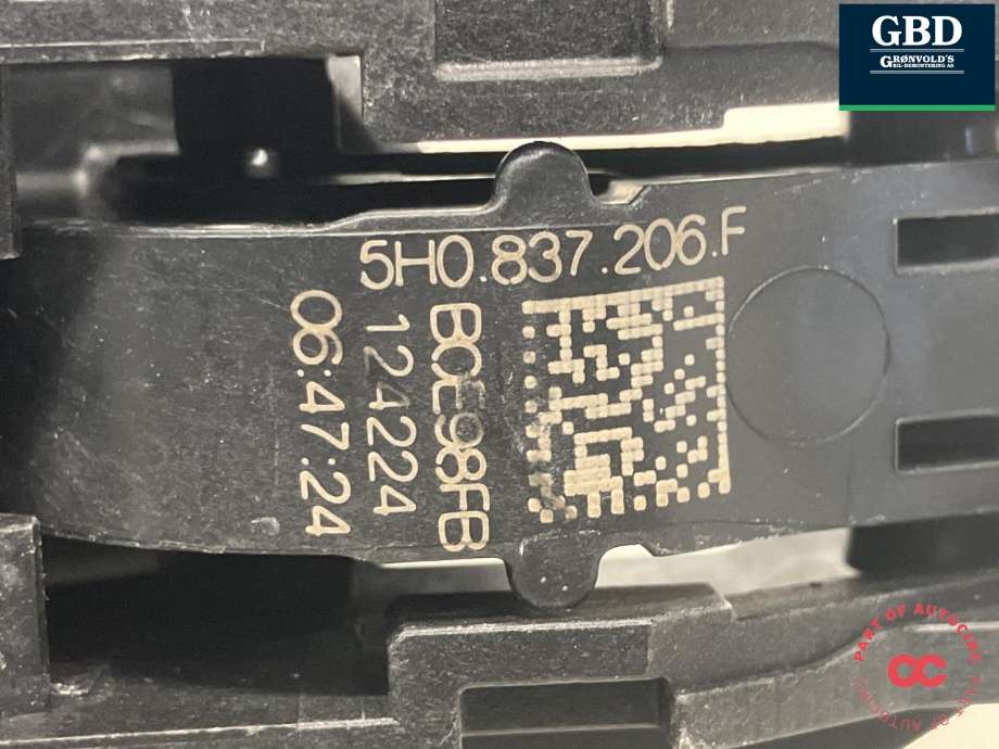 Dørhåndtak utv høyre bak til Ford Explorer EV 2024-->> (2834499|VWR2KA-R22400-BA5GRU|5H0 837 206 F)