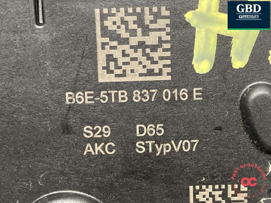Låsekasse høyre foran til Ford Explorer EV 2024-->>  (2673154|VWR2KA-R21812-AB|5TB 837 016 E)