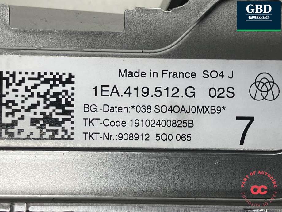 Rattaksel elektrisk servo til Ford Explorer EV 2024-->> (2804615|VWR2KA-3C529-AB|3WA 905 861| 1EA 419 512 G)