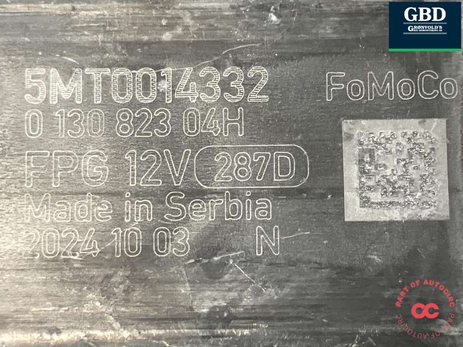Ruteheis venstre bak til Ford Explorer EV 2024-->> (2776004|R2KB-R27001-AD|5MT0014332| 0 130 823 04H)