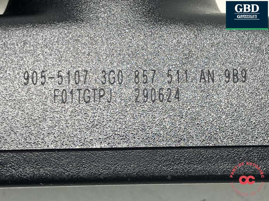 Speil innvendig til Ford Explorer EV 2024-->>  (2689201|VWN3CA-17704-AA329W|3G0 857 511 AN)
