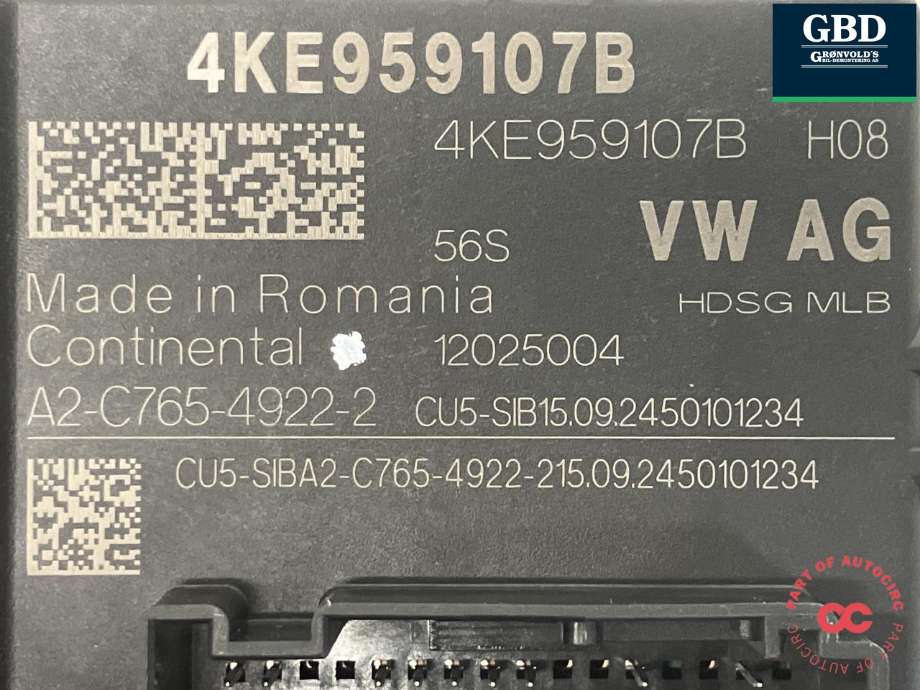 Styreenhet elektrisk bakluke til Ford Explorer EV 2024-->>  (2745044|VWR2KA-14F679-CA|4KE 959 107 B)