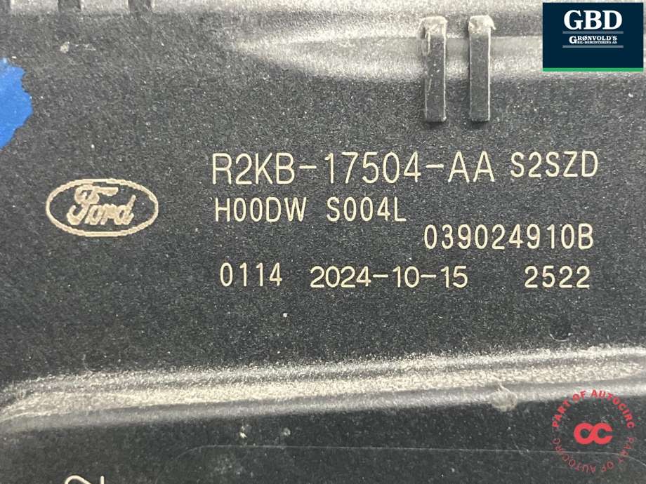Viskermotor frontrute til Ford Explorer EV 2024-->> (2822910|R2KB-17504-AA|039024910B)