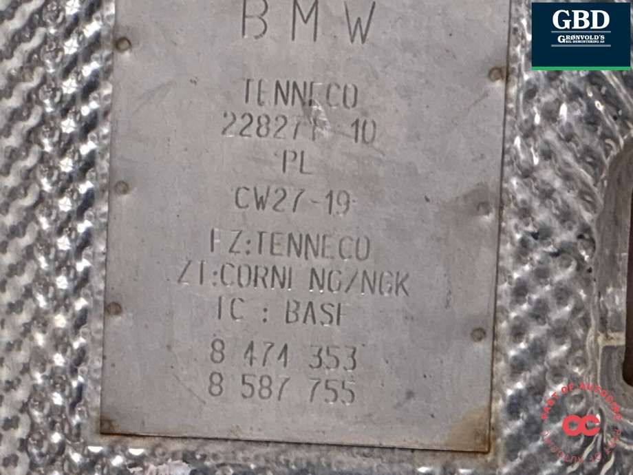 Partikkelfilter til BMW X1 2015-2022 (F48) (F48) (18 32 8 599 689|)