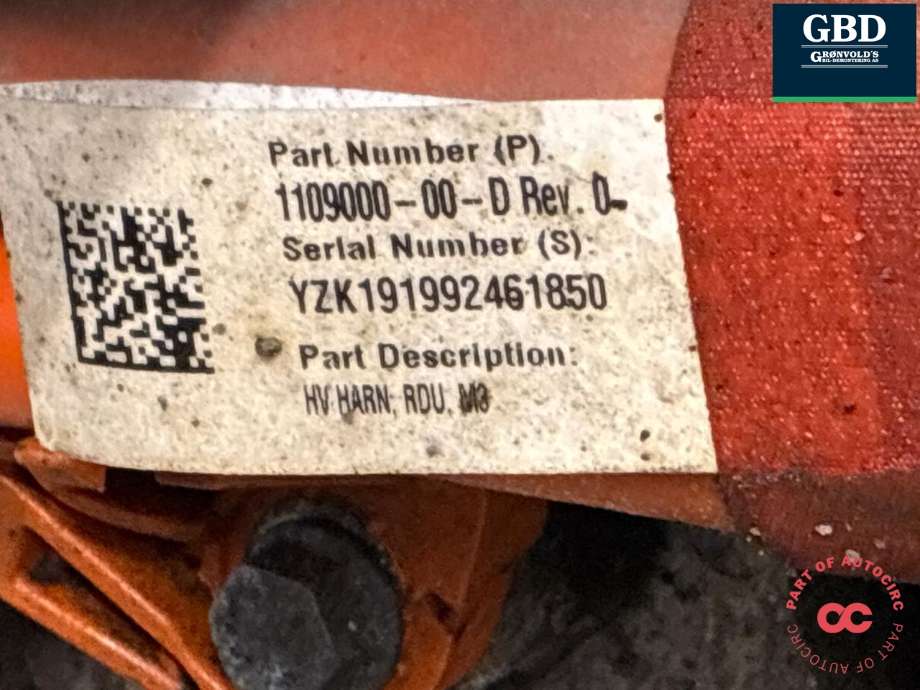 Motor elbil bak til Tesla Model 3 2018-2023 (Fase 1)  (1120990-00-F|1120990-00-G | 1120990-00-H |1120990-00-J|1120990-00-K | 1120990-17-K)