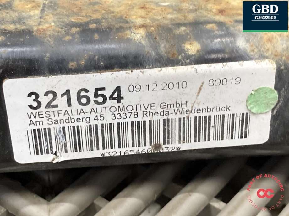 Hengerfeste til VW Caddy 2010-2015 (Type III, Fase 2) (2K0 803 880 H|2K0 803 880 C|2K0 803881 P)