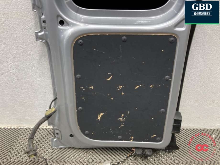 Dør høyre bak varebil til VW Caddy 2010-2015 (Type III, Fase 2)  (2K0 827 092 G|)