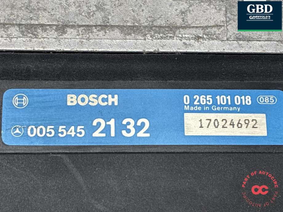 Styreenhet ABS til Mercedes 190 1984-1993 (W201) (W201) (0 265 101 018|005 545 21 32|)