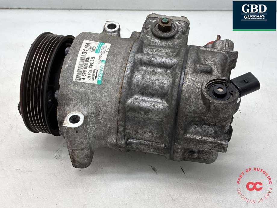 Aircondition kompressor til VW Passat 2005-2010 (B6) (B6) (1K0 820 808 F|5K0 820 803 K|5N0 820 803 C| 1K0 820 859 F)