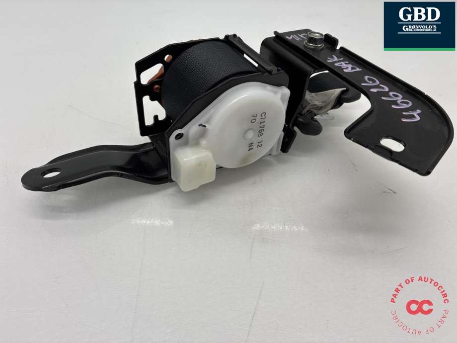 Sikkerhetsbelte bak midtre til Mitsubishi Outlander 2012-2015 (Type III, Fase 1)  (7000D530XA|)