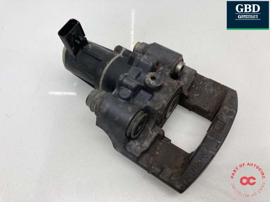 Bremsecaliper høyre bak, elektrisk til Tesla Model S 2013-2016 (Fase 1)  (1021250-00-A|1021250-00-B | 1021250-00-C |1021250-00-D|1021250-00-E | 1021250-00-F |1021250-00-G |1021250-50-D)