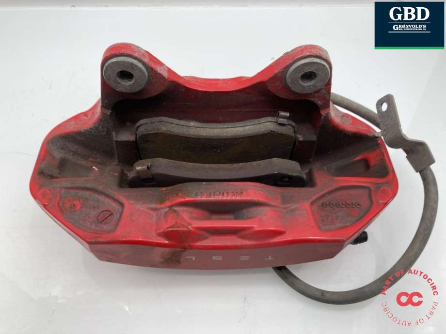 Bremsecaliper venstre foran til Tesla Model 3 2024-->> (Fase 2)  (8008220-00-C|1044641-01-G|)