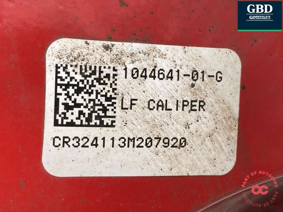 Bremsecaliper venstre foran til Tesla Model 3 2024-->> (Fase 2)  (8008220-00-C|1044641-01-G|)