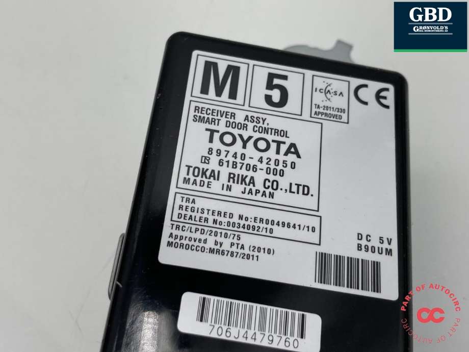 Styreenhet diverse til Toyota RAV4 2013-2015 (Type IV, Fase 1) (8974042050|)