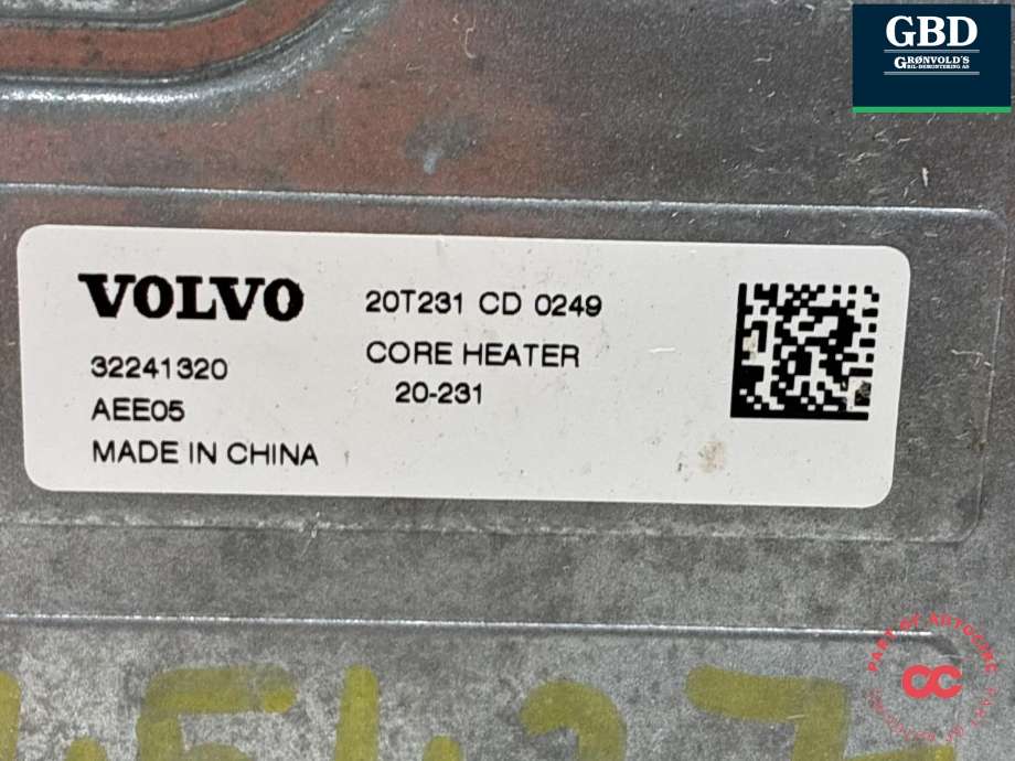 Varmeapparat PTC-heater til Polestar 2 2020-->>  (32275619|)