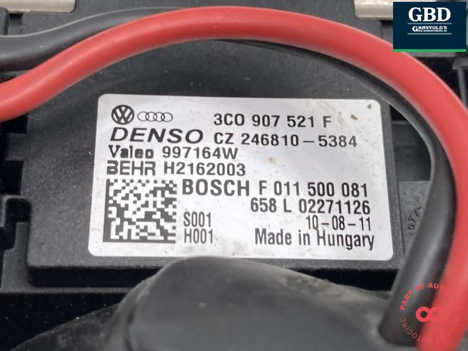 Varmeapparat motor til VW Touran 2010-2015 (Type I, Fase 3) (1K1 820 021|1K1 820 015 L|)