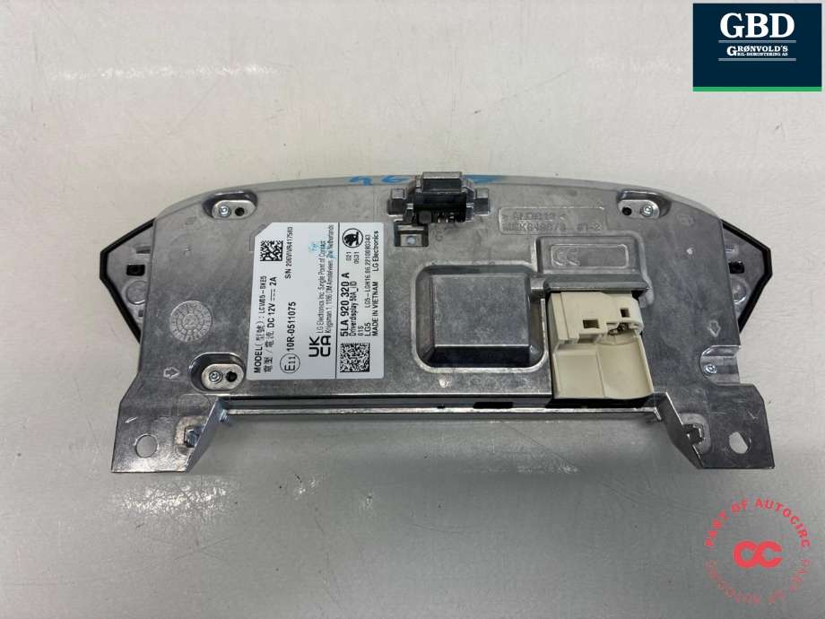 Instrumentpanel til Škoda Enyaq 2021-->> (5LA 920 320 A|)
