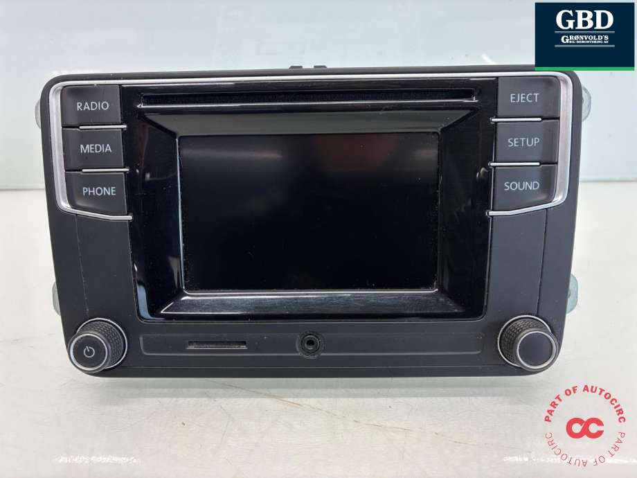 Bilstereo navigasjon spiller til VW Caddy 2015-2020 (Type III, Fase 3) (1K8 035 150 L|)
