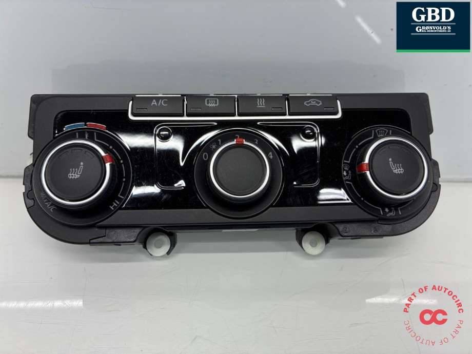 Varmeapparat betjening til VW Caddy 2015-2020 (Type III, Fase 3) (1K8 907 426 AQ|1K8 907 426 AQ ZJU|5HB 012 108 - 73)