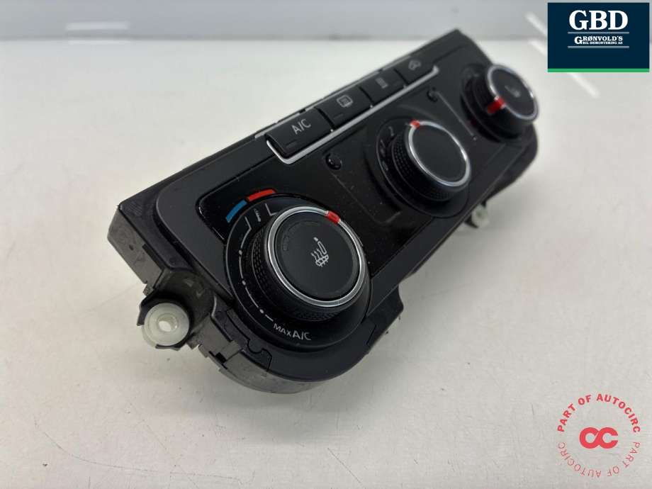 Varmeapparat betjening til VW Caddy 2015-2020 (Type III, Fase 3) (1K8 907 426 AQ|1K8 907 426 AQ ZJU|5HB 012 108 - 73)