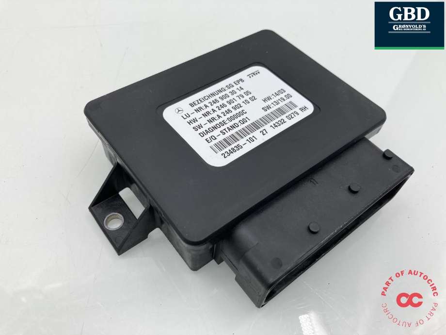 Styreenhet elektrisk parkbrems (EPB - Electric Parking Brake) til Mercedes GLA, 2014-2020 (X156) (X156) (A 246 900 68 16)
