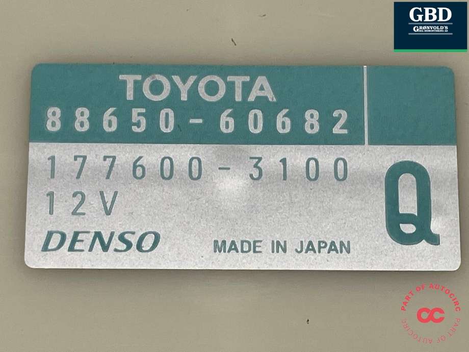 Styreenhet comfort (BCM) til Toyota Land Cruiser 120 2002-2009  (DENSO|8865060682|88650-60682|177600-3100)