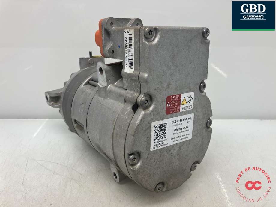 Aircondition kompressor hybrid til VW Golf VIII 2020-->> (HANON|3GD 816 803 C|CA600F7PAD-01|)