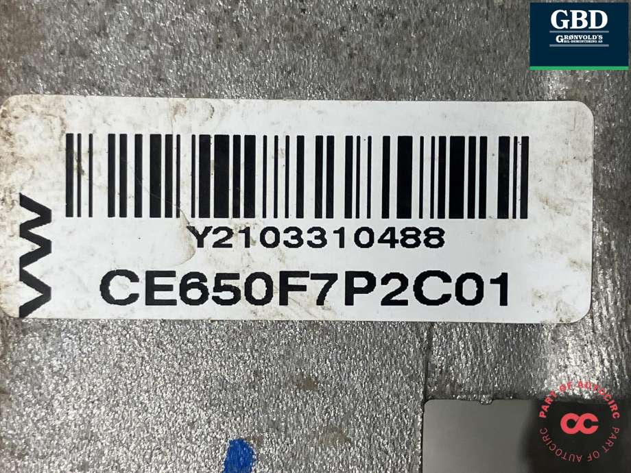 Aircondition kompressor hybrid til VW Golf VIII 2020-->> (HANON|3GD 816 803 C|CA600F7PAD-01|)