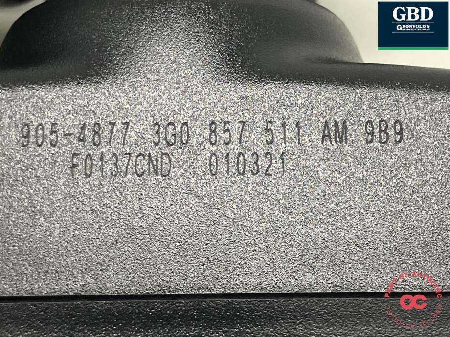 Speil innvendig til VW Golf VIII 2020-->> (3G0 857 511 AM|905-4877|)