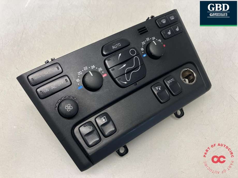 Varmeapparat betjening til Volvo XC90 2002-2006 (Type I, Fase 1)  (ALPS|30746024|8697137|M839DA0-0057)