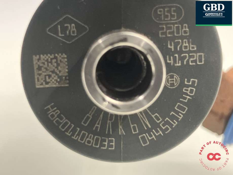 Dyse innsprøyting diesel til Renault Kangoo 2008-2021 (Type II) (BOSCH|166008399R|166007238R|0 445 110 485)