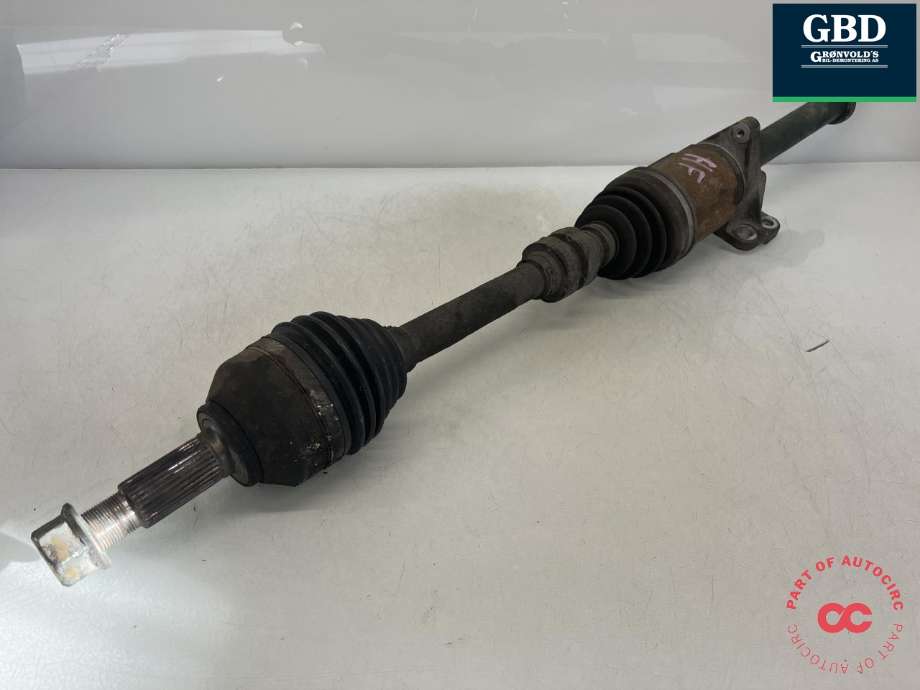 Drivaksel høyre foran, diesel/manuell til Nissan Qashqai, 2010-2014 (Type I, Fase 2) (39100BB32B)