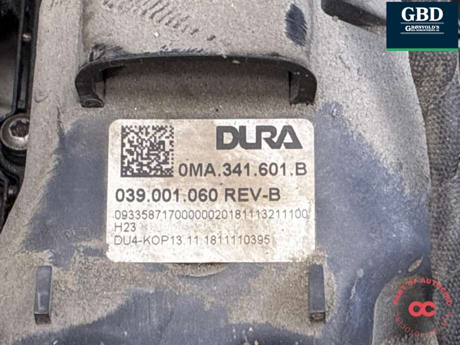 Motor elbil foran til Audi e-tron 2018-->> (0EF 901 091 AF|0EF 901 126 BX|)