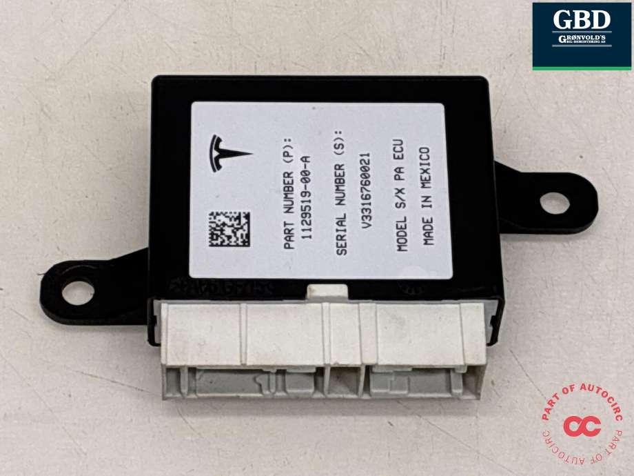 Styreenhet parkering til Tesla Model X 2016-->> (1129519-00-A|)