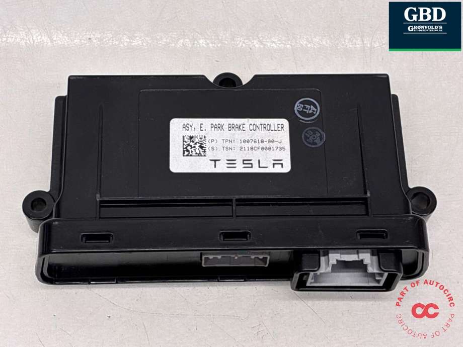 Styreenhet elektrisk parkbrems (EPB - Electric Parking Brake) til Tesla Model X 2016-->> (1007618-00-J|)