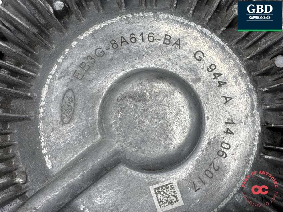 Kjølevifte slurekopling til Ford Ranger / Ranger Raptor 2015-2022 (2337589|EB3G-8A616-BC|EB3G-8A616-BA)