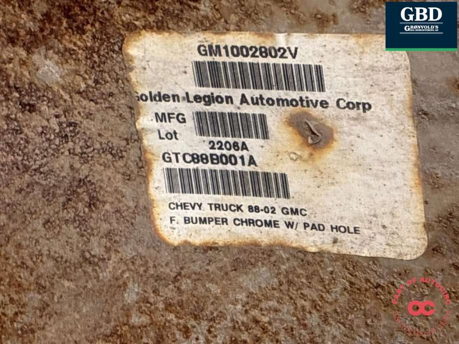 Støtfanger foran til Chevrolet Tahoe 1996-2000 (Type I) (15680830|)